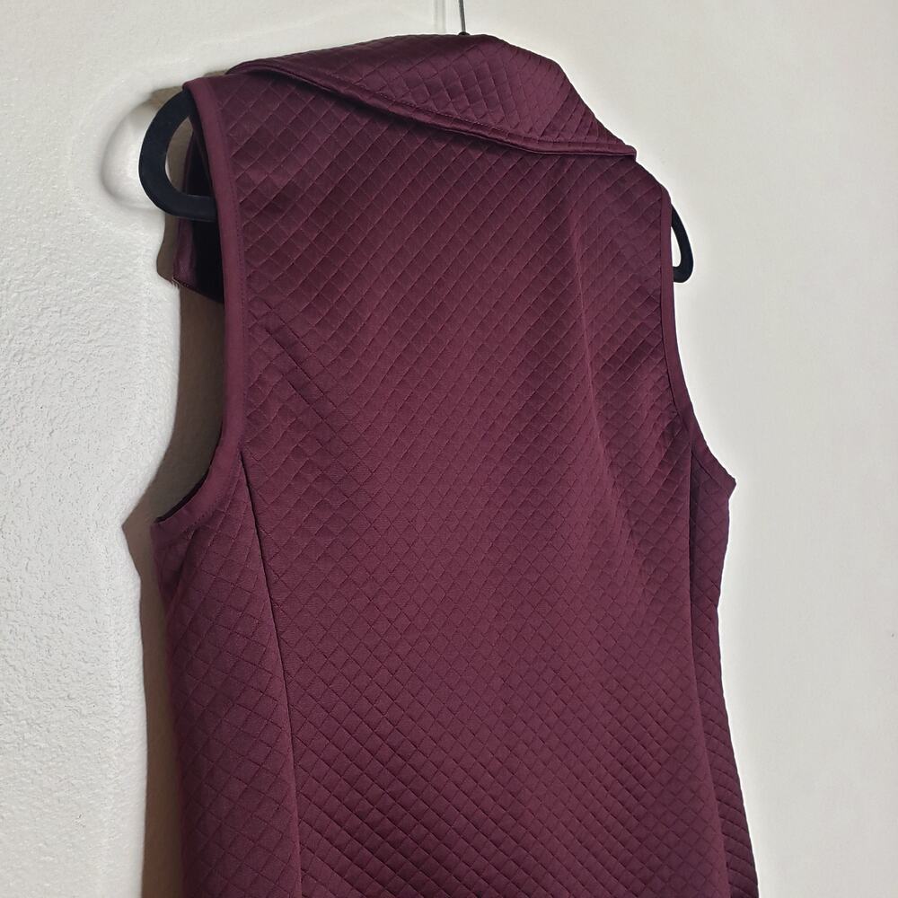 Lauren Ralph Lauren| Burgundy Vest - Picture 4 of 8